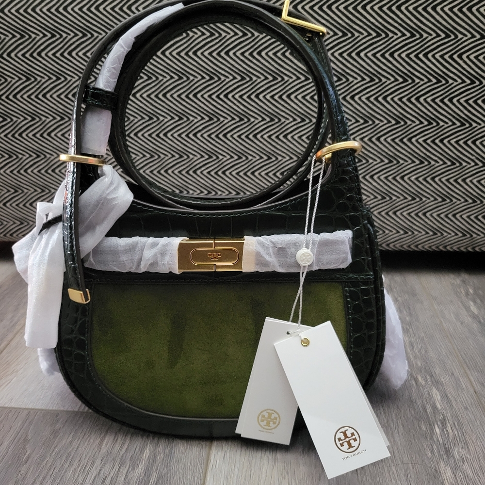 NEW Tory Burch Lee Radziwill Saddlebag